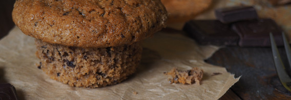 Szybkie muffiny z czekoladą